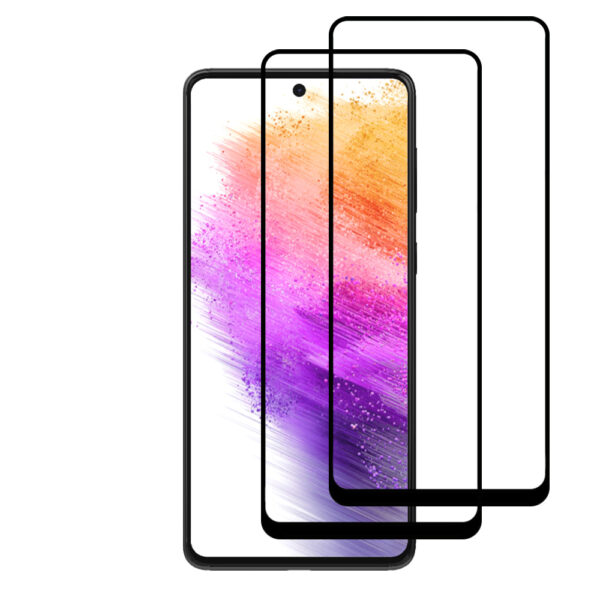 Samsung Galaxy A73 5G full cover screenprotector 2-Pack (2)