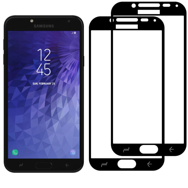 Samsung Galaxy J4 2018 full cover screenprotector 2-Pack (3)