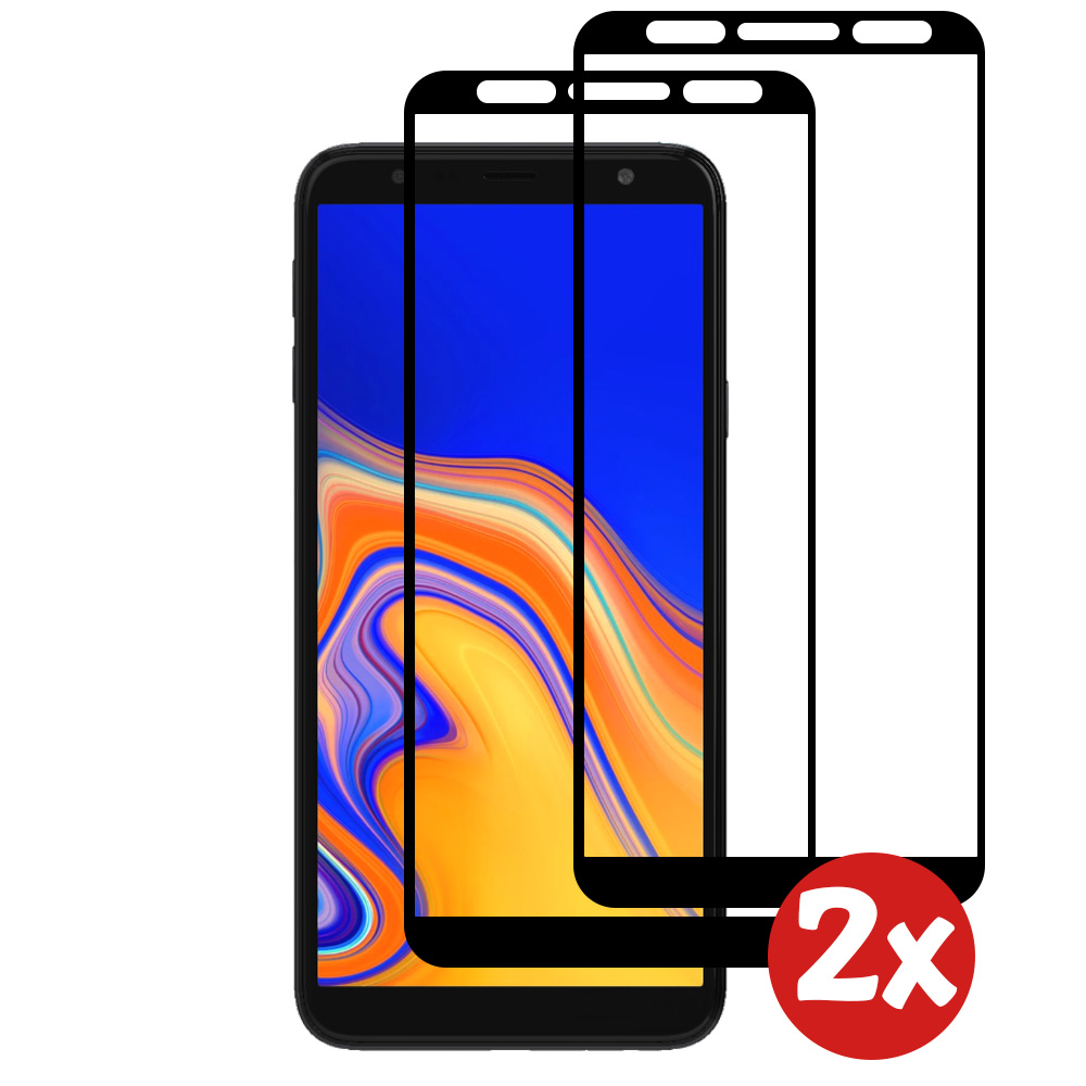 Samsung Galaxy J6 Plus 2018 full cover screenprotector 2-Pack