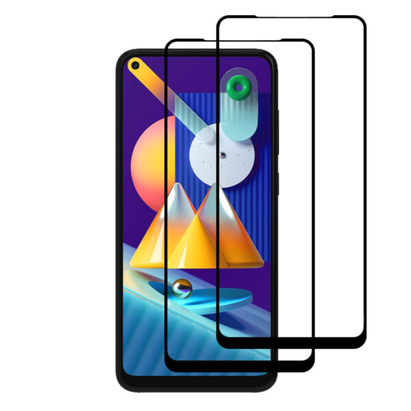 Samsung Galaxy M11 full cover screenprotector 2-Pack (2)