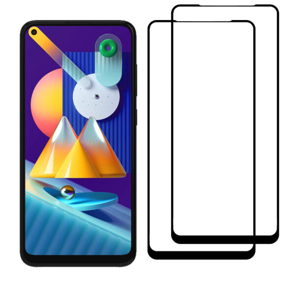 Samsung Galaxy M11 full cover screenprotector 2-Pack (3)