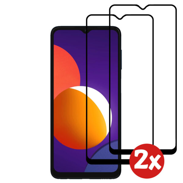 Samsung Galaxy M12 full cover screenprotector 2-Pack