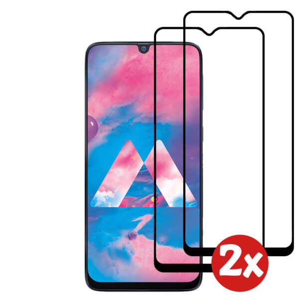 Samsung Galaxy M30-M30s full cover screenprotector 2-Pack