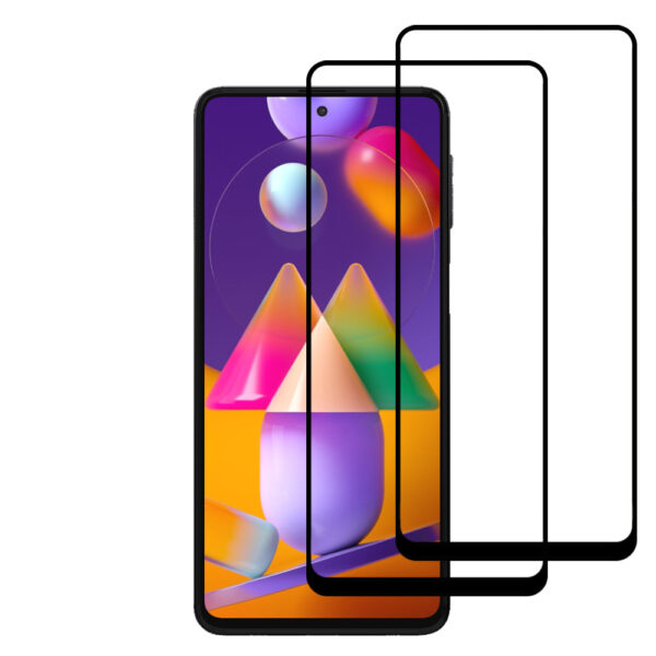 Samsung Galaxy M31s full cover screenprotector 2-Pack (2)