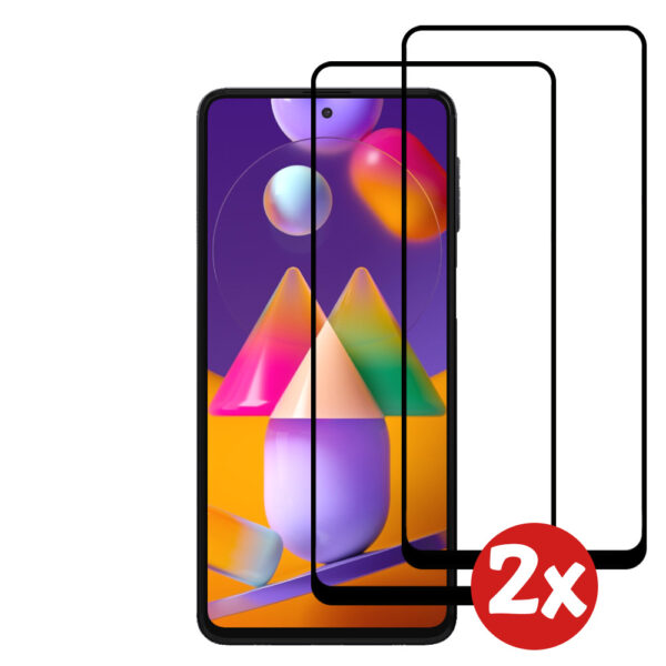 Samsung Galaxy M31s full cover screenprotector 2-Pack