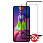 Samsung Galaxy M51 full cover screenprotector 2-Pack