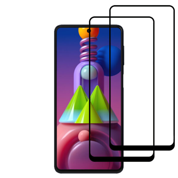 Samsung Galaxy M51 full cover screenprotector 2-Pack (2)