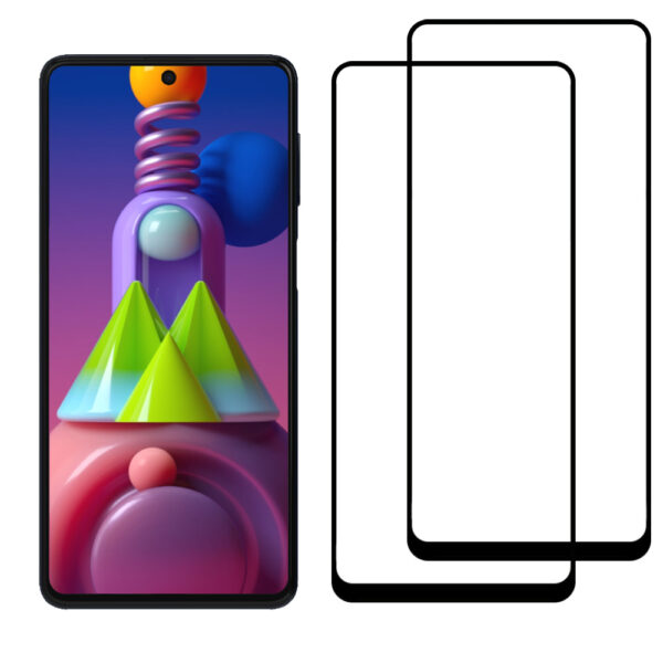 Samsung Galaxy M51 full cover screenprotector 2-Pack (3)