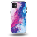 Telefoonhoesje voor Samsung Galaxy A04 met roze blauw marmer opdruk