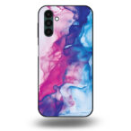 Telefoonhoesje voor Samsung Galaxy A13 5G met roze blauw marmer opdruk