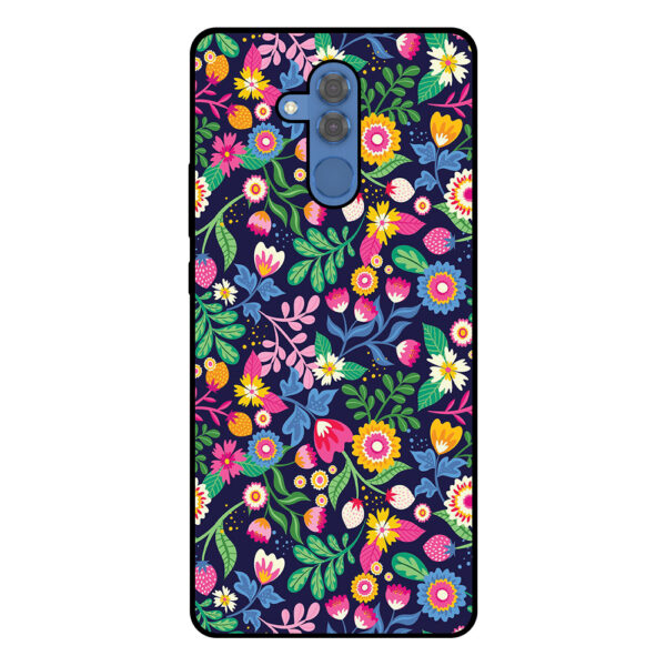 Huawei Mate 20 Lite telefoonhoesje met bloemen opdruk