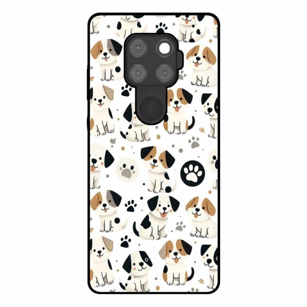 Huawei Mate 30 Lite telefoonhoesje met honden opdruk