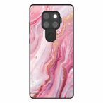 Huawei Mate 30 Lite telefoonhoesje met roze marmer opdruk