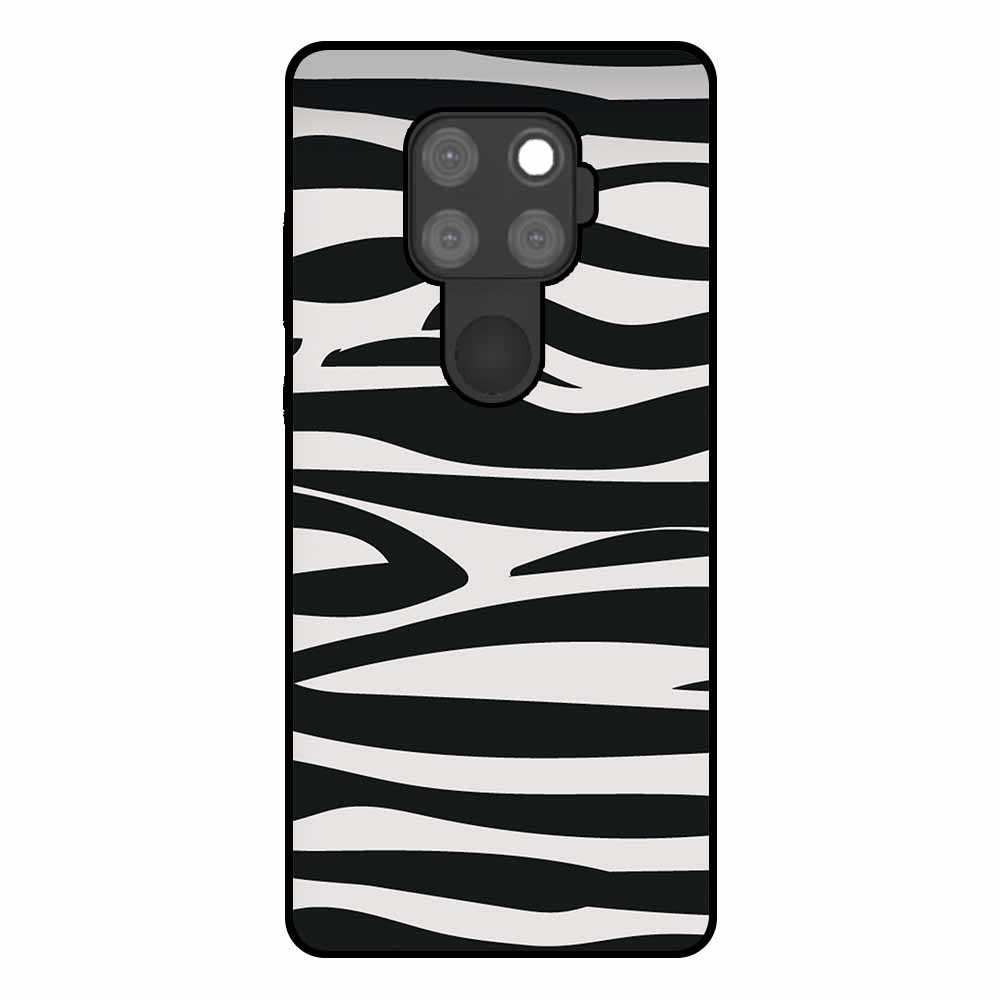 Huawei Mate 30 Lite telefoonhoesje met zebra opdruk