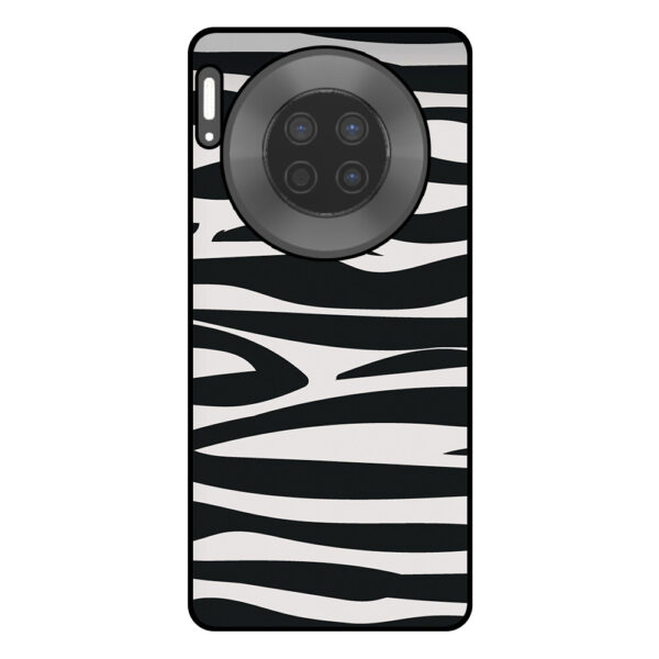 Huawei Mate 30 telefoonhoesje met zebra opdruk