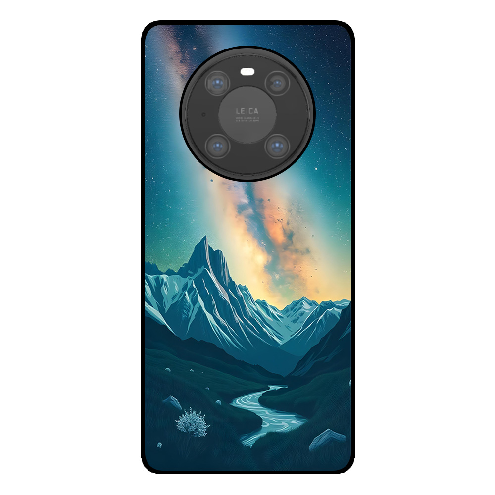 Huawei Mate 40 Pro telefoonhoesje met sterrenhemel opdruk