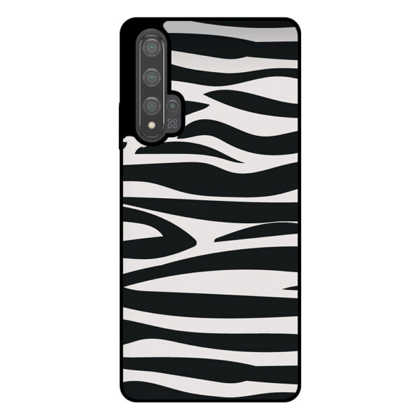 Huawei Nova 5T telefoonhoesje met zebra opdruk