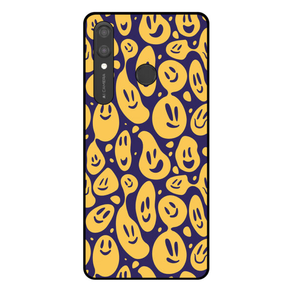 Huawei P Smart (2019) telefoonhoesje met smileys opdruk