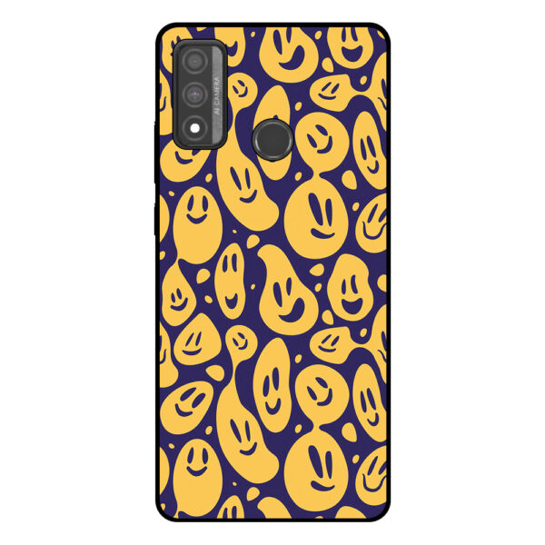 Huawei P Smart (2020) telefoonhoesje met smileys opdruk