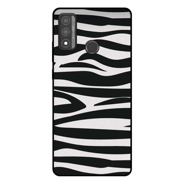 Huawei P Smart (2020) telefoonhoesje met zebra opdruk