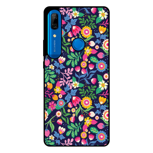 Huawei P Smart Z - Y9 Prime (2019) telefoonhoesje met bloemen opdruk