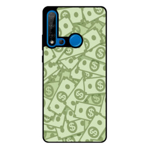 Huawei P20 Lite (2019) telefoonhoesje met geld opdruk