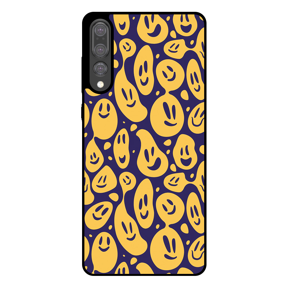 Huawei P20 Plus telefoonhoesje met smileys opdruk