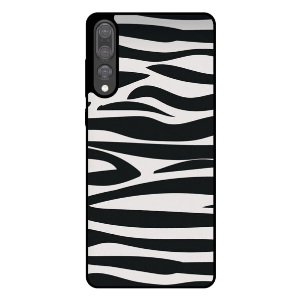 Huawei P20 Plus telefoonhoesje met zebra opdruk