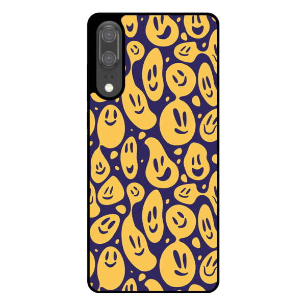 Huawei P20 telefoonhoesje met smileys opdruk