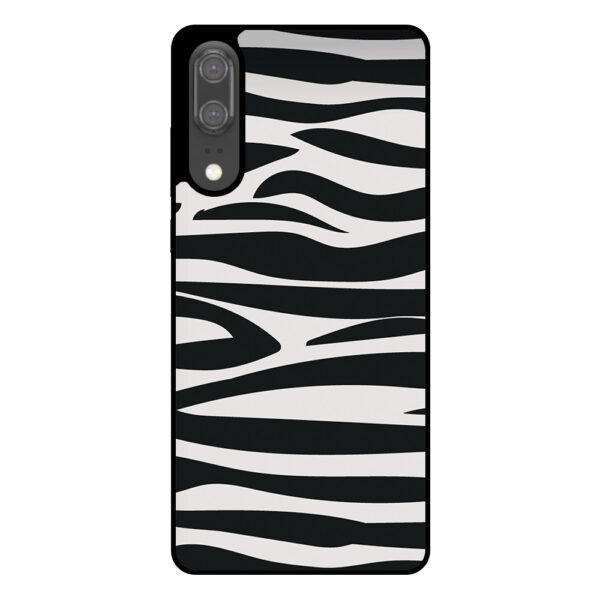 Huawei P20 telefoonhoesje met zebra opdruk