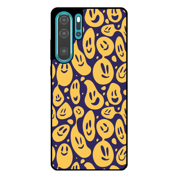 Huawei P30 Pro telefoonhoesje met smileys opdruk