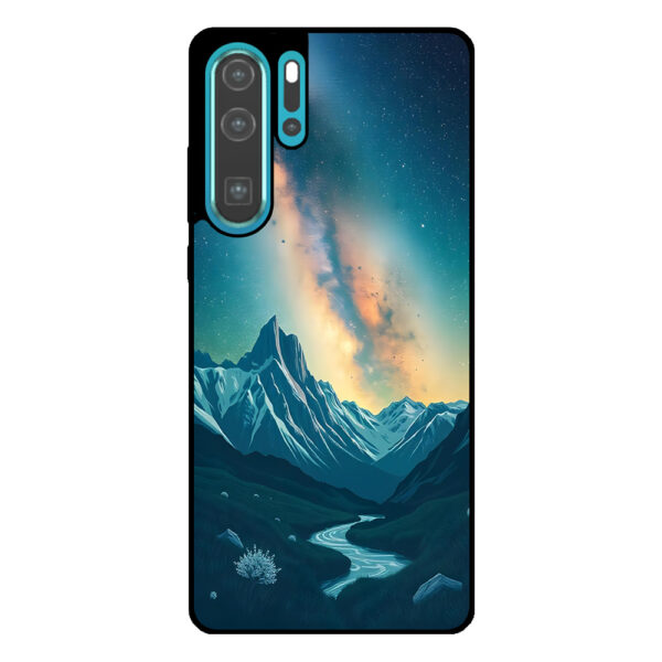 Huawei P30 Pro telefoonhoesje met sterrenhemel opdruk