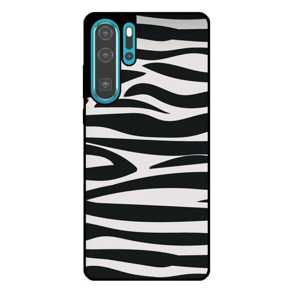 Huawei P30 Pro telefoonhoesje met zebra opdruk