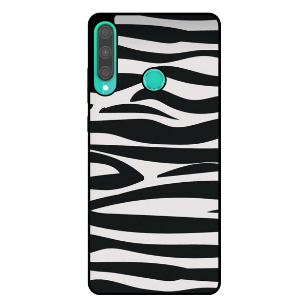 Huawei P40 Lite E telefoonhoesje met zebra opdruk