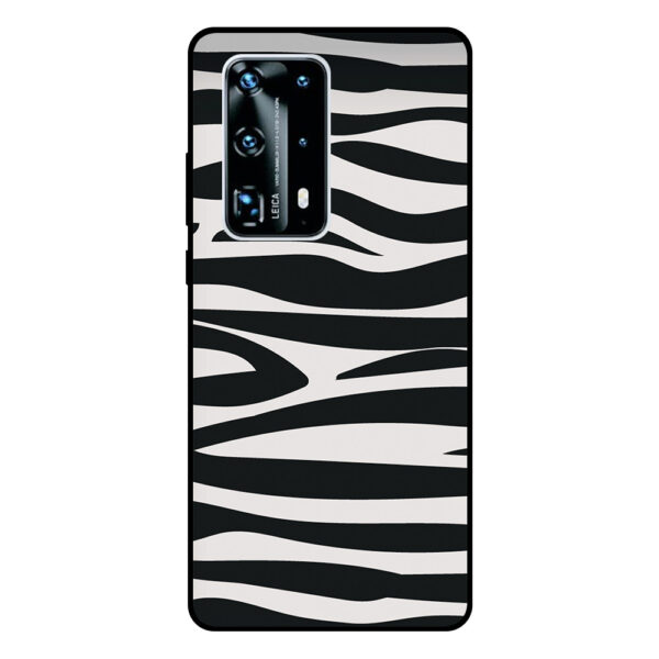 Huawei P40 Pro Plus telefoonhoesje met zebra opdruk