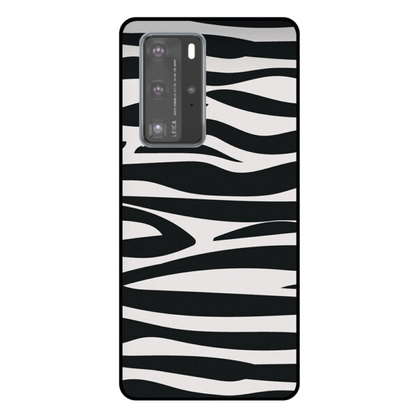 Huawei P40 Pro telefoonhoesje met zebra opdruk