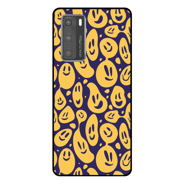 Huawei P40 telefoonhoesje met smileys opdruk