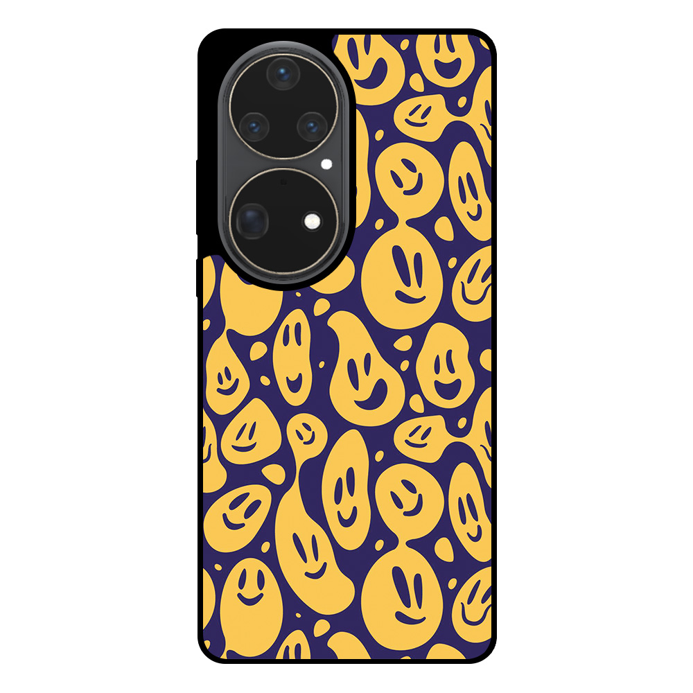 Huawei P50 Pro telefoonhoesje met smileys opdruk