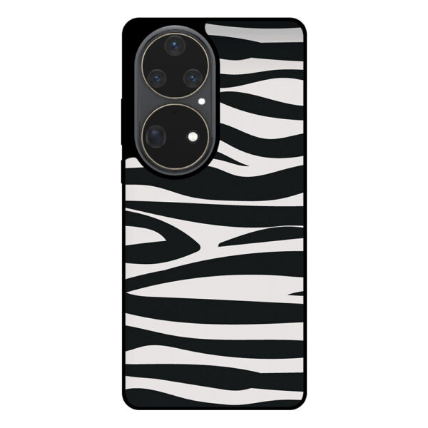 Huawei P50 Pro telefoonhoesje met zebra opdruk