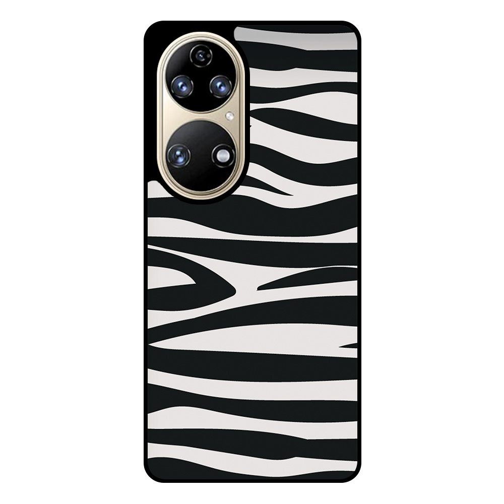 Huawei P50 telefoonhoesje met zebra opdruk