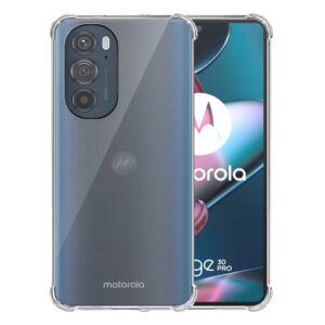 Motorola Edge 30 Pro transparant hoesje met stootrand