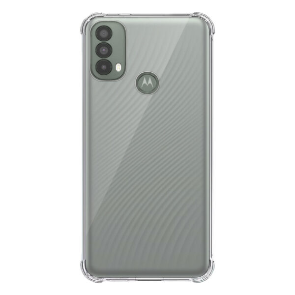 Motorola Moto E30 - E40 transparant hoesje met stootrand 1