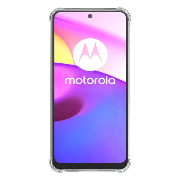 Motorola Moto E30 - E40 transparant hoesje met stootrand 2