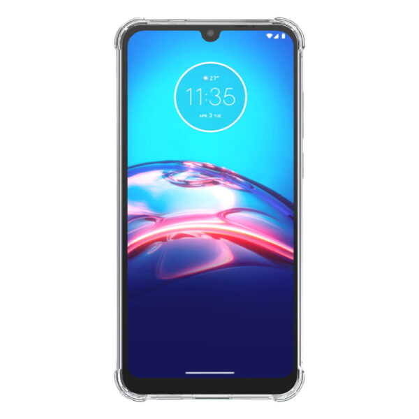 Motorola Moto E6i - E6s 2020 transparant hoesje met stootrand 2