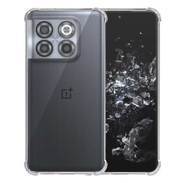 OnePlus 10T transparant hoesje met stootrand