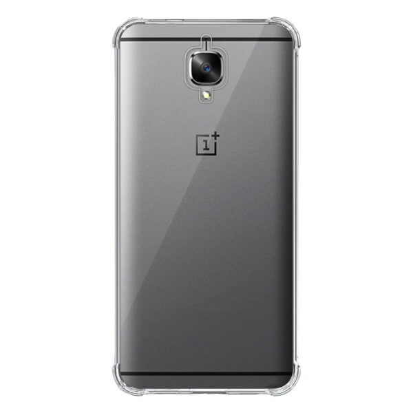 OnePlus 3 transparant hoesje met stootrand 1