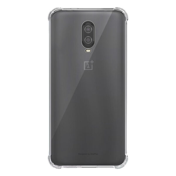 OnePlus 6 transparant hoesje met stootrand 1