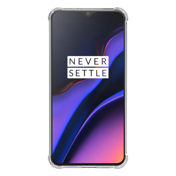 OnePlus 6 transparant hoesje met stootrand 2