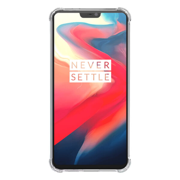 OnePlus 6 transparant hoesje met stootrand 2