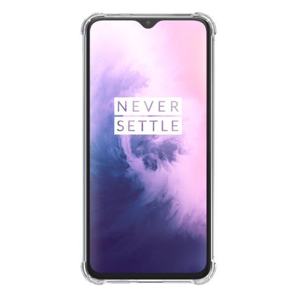 OnePlus 7 Pro transparant hoesje met stootrand 2